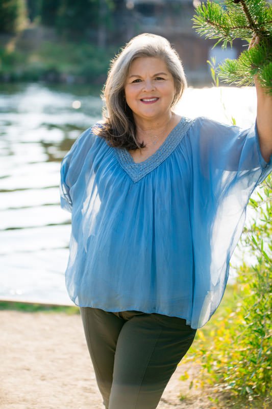 Pauline Huddleson Arbonne consultant headshot in Grand Lake, CO