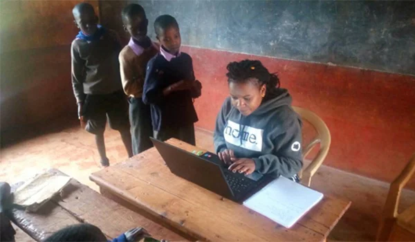 Monicah Wambui Conducting Data cleaning 2.jpg