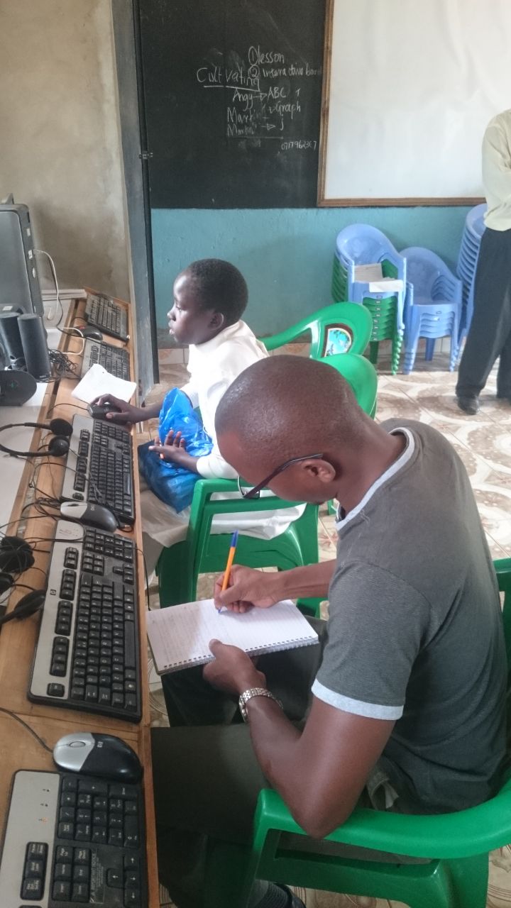 Utithini Primary interviews former pupil when she returns to access Q-files to complete secondary school work