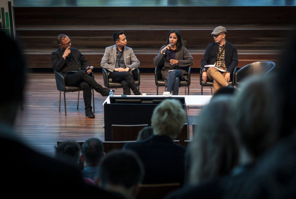 The panel on Asian Music Policy at Deakin Edge