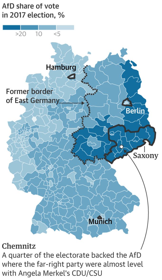 Ph: The Guardian. Retrieved from: https://www.theguardian.com/world/2018/aug/31/germany-chemnitz-far-right-neo-nazis-not-neighbour .