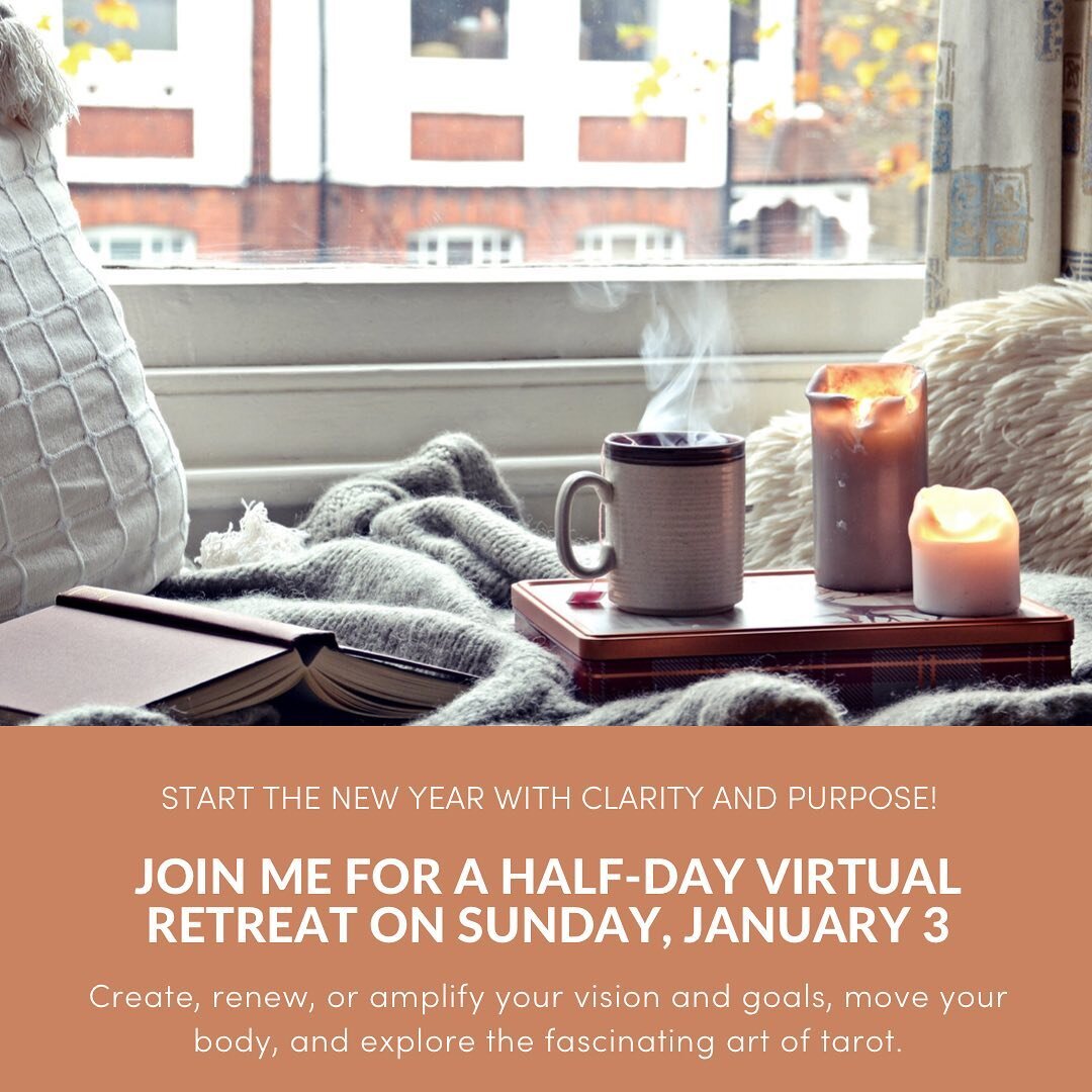 I invite you to start the new year off with me, co-hosts @brittalexandra__  and @lizbmorrison, and some other really incredible beings, in a virtual, half-day retreat!

This retreat will provide you space to create, renew, or amplify your vision and 