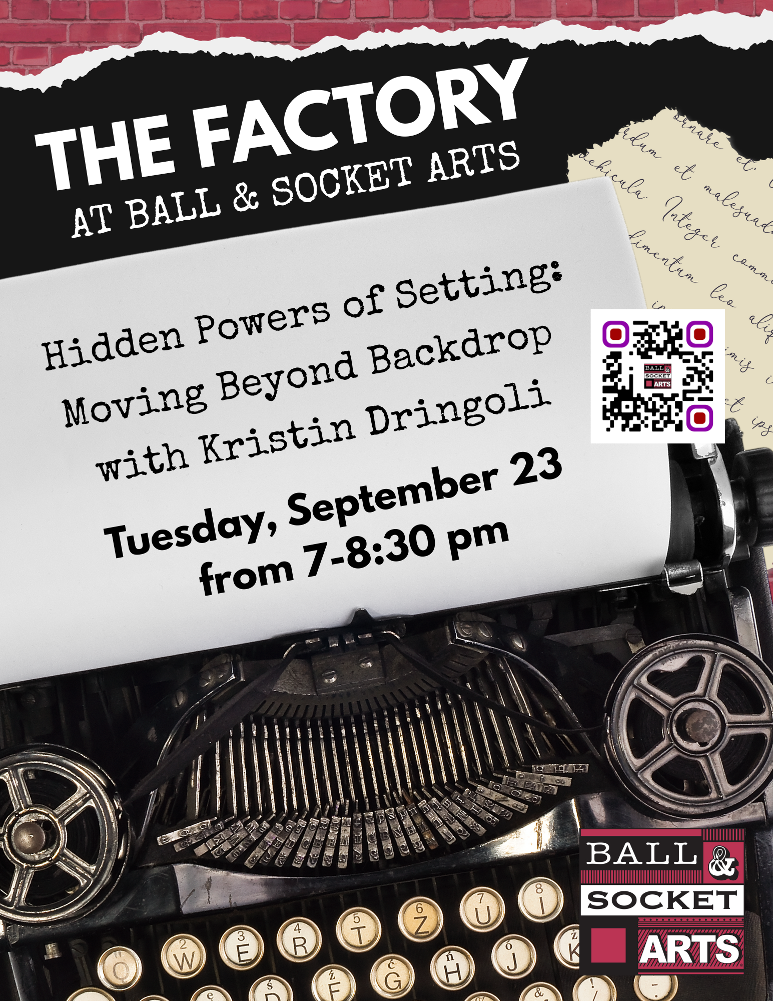Hidden Powers of Setting: Moving Beyond Backdrop with Kristin Dringoli