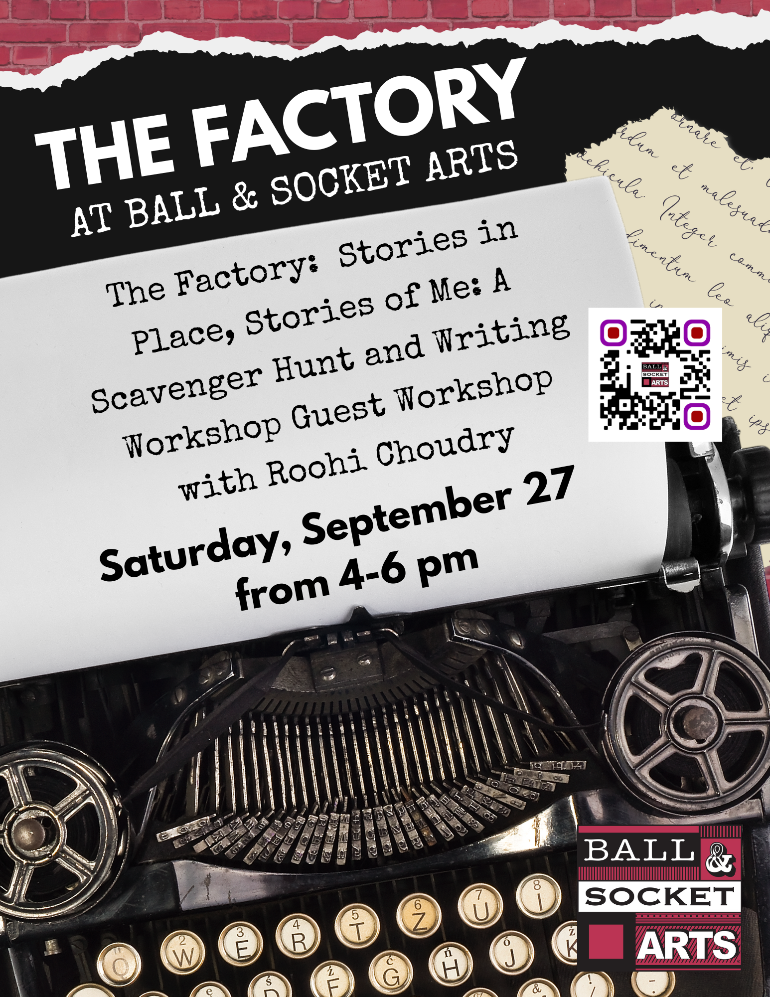 Stories in Place, Stories of Me: A Scavenger Hunt and Writing Workshop