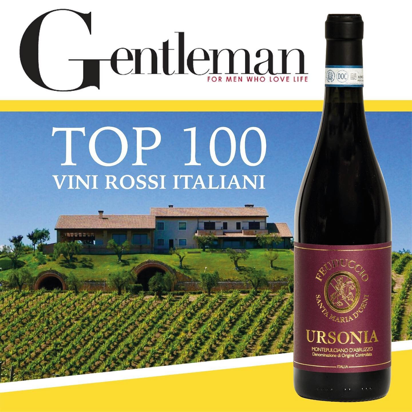 Ursonia Montepulciano 🍷
Top 100 Vini Rossi Italiani ✨ @gentlemanmagazineitalia