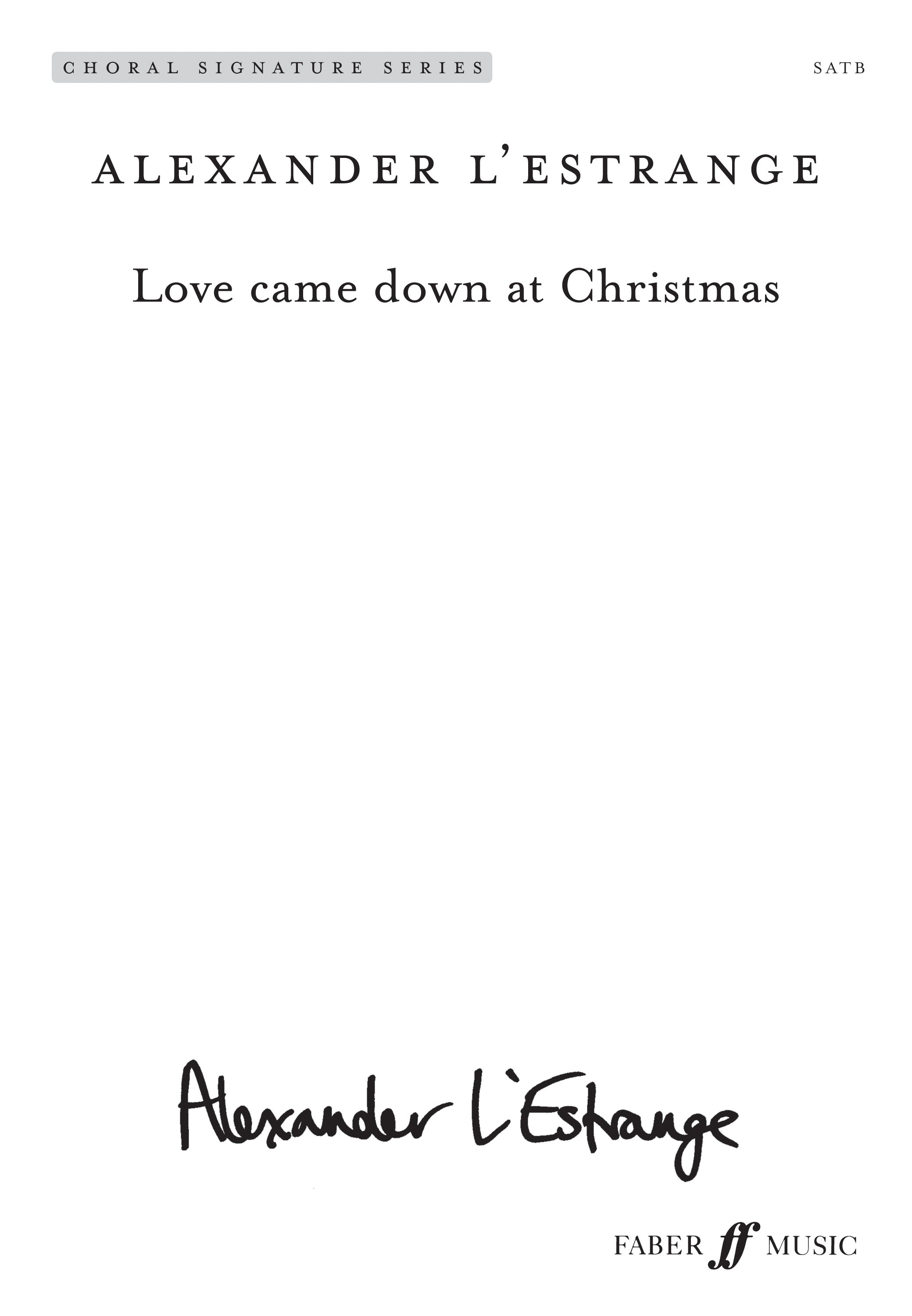 Love came down at Christmas OLD COVER.jpg