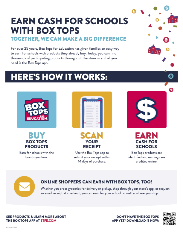 Earn Cash for Schools with Box Tops