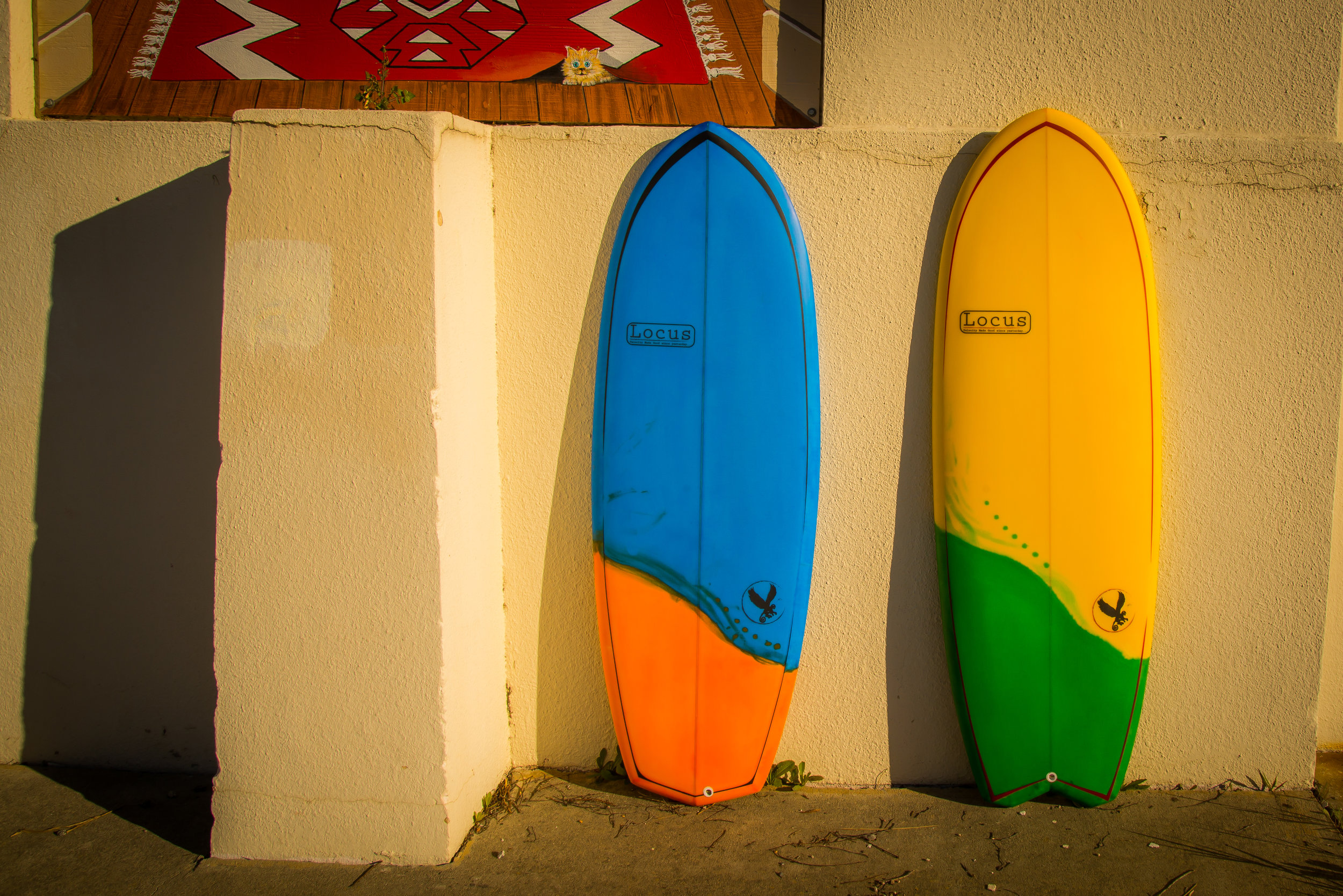 Gibbon, surf, surfboard, ecoboard, hand shaped, santa cruz, california, Locus, Locus Surfboards,quad, made in america