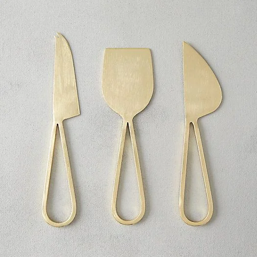 Terrain Brass Loop Handle Cheese Knives.jpg