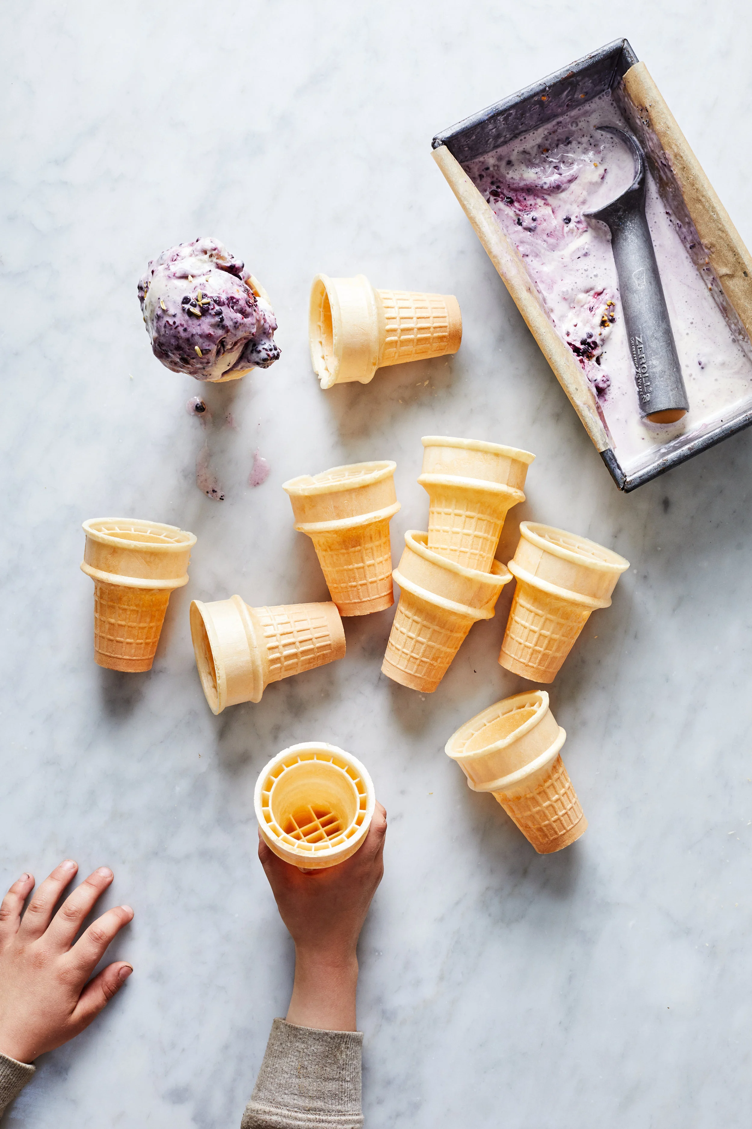 BLACKBERRY-BANANA-SMASH ICE CREAM