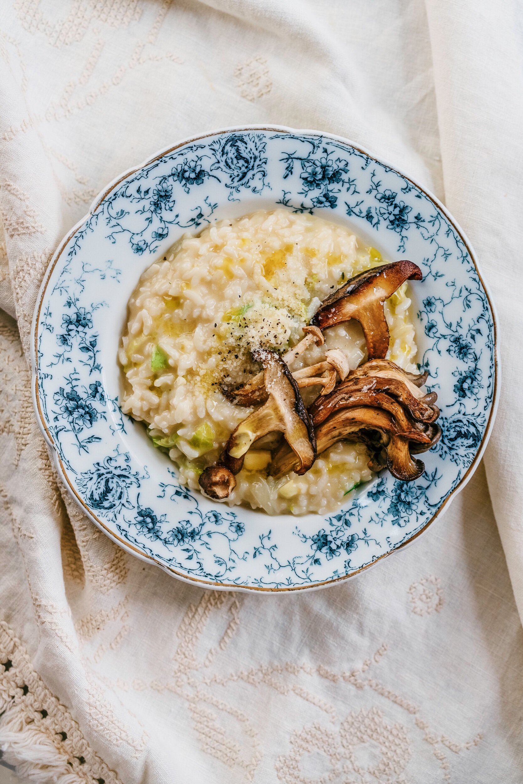 SNOW DAY RISOTTO WITH PAN-ROASTED MUSHROOMS — Edible Living