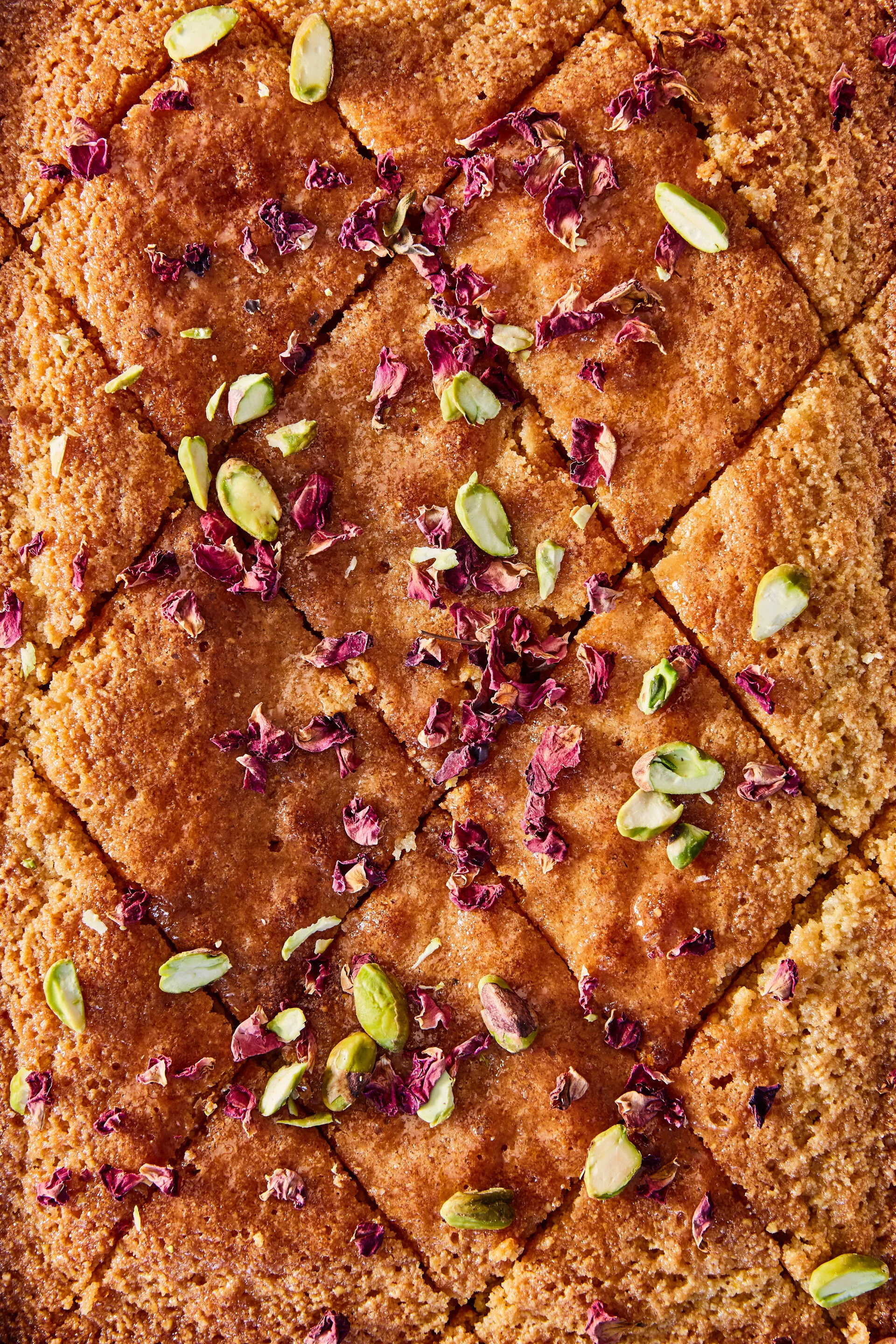 LEMON POLENTA SHEET CAKE