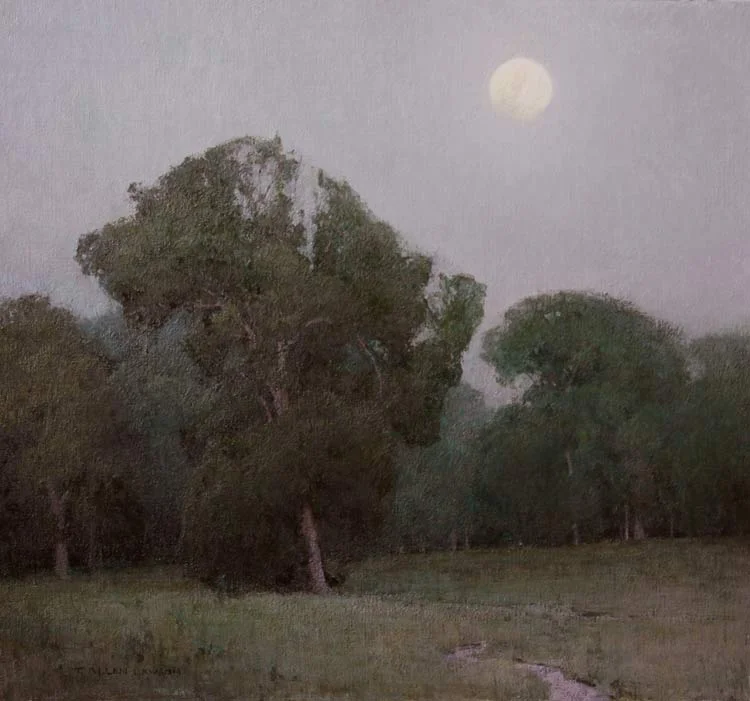“Prairie Chapel Evening” oil on linen, 24 x 26 in., 2010