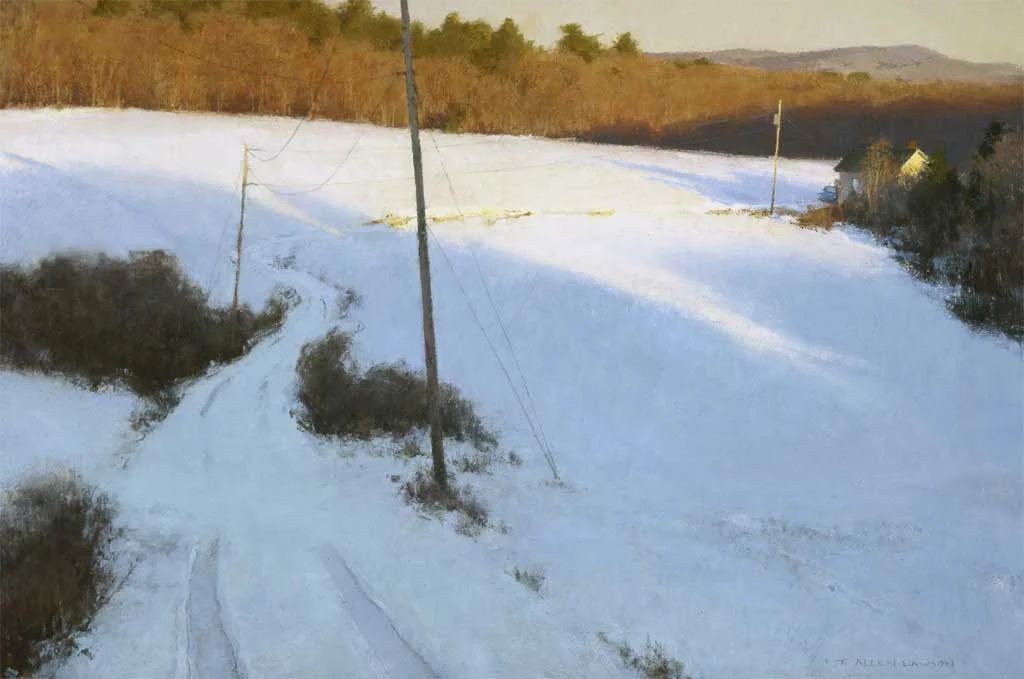 “Drifted In” oil on linen, 20 x 30 in., 2007