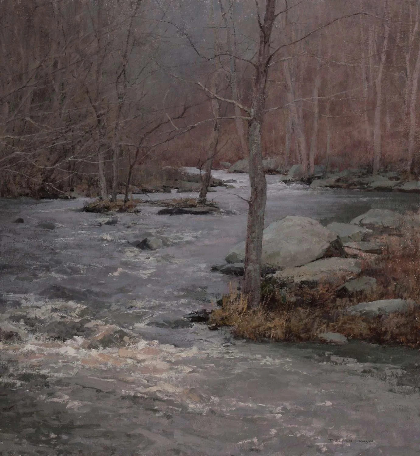 Spring Flood, oil on linen, 26 x 24 in.