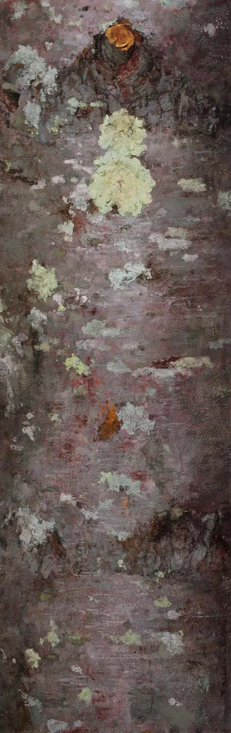 White Pine, oil on linen, 30 x 9.75 in.