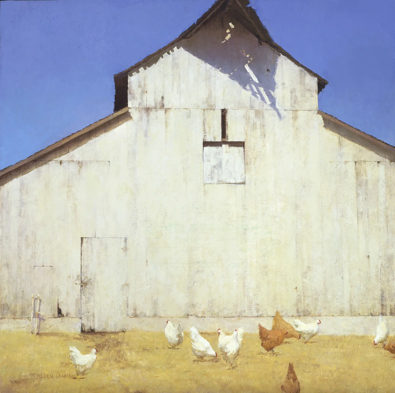 Giant White, oil on linen, 28 x 28 in.