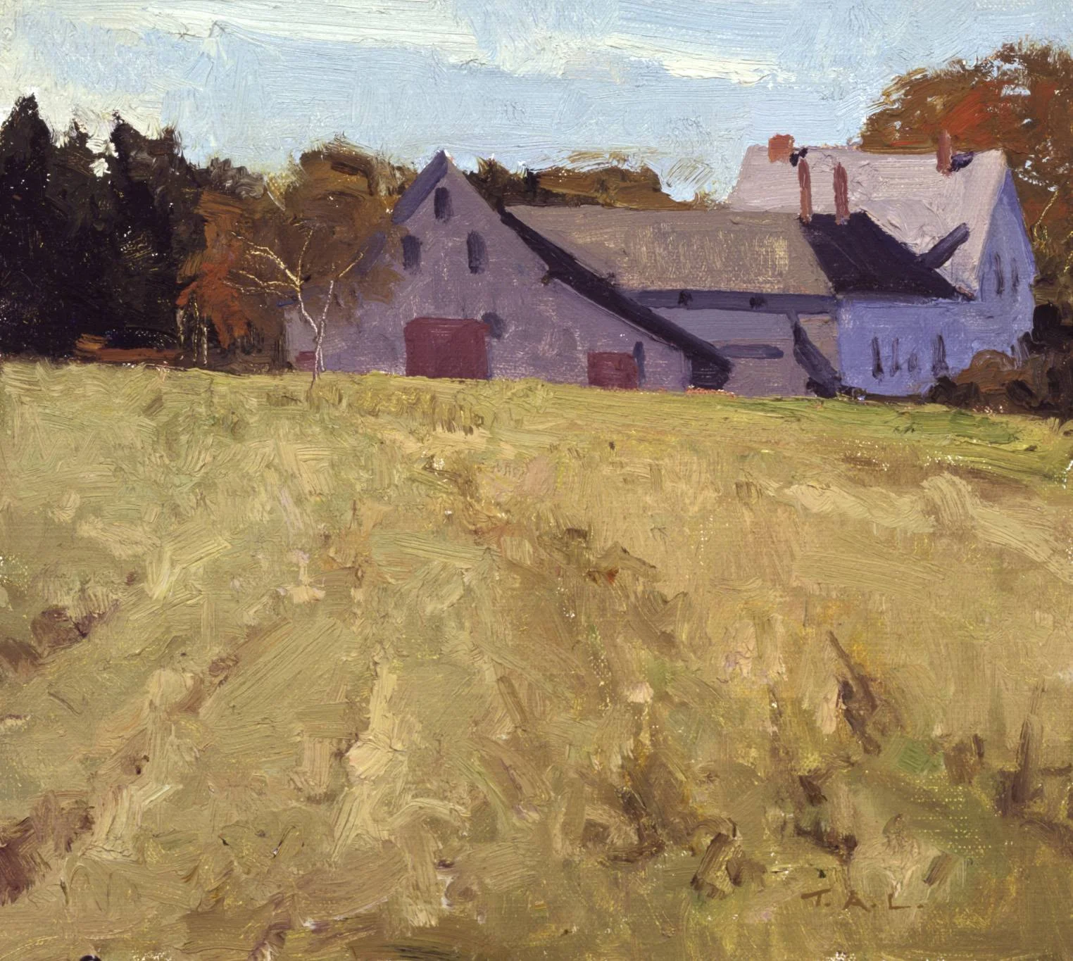 Harvest Time, oil on linen, 9 x 10 in.