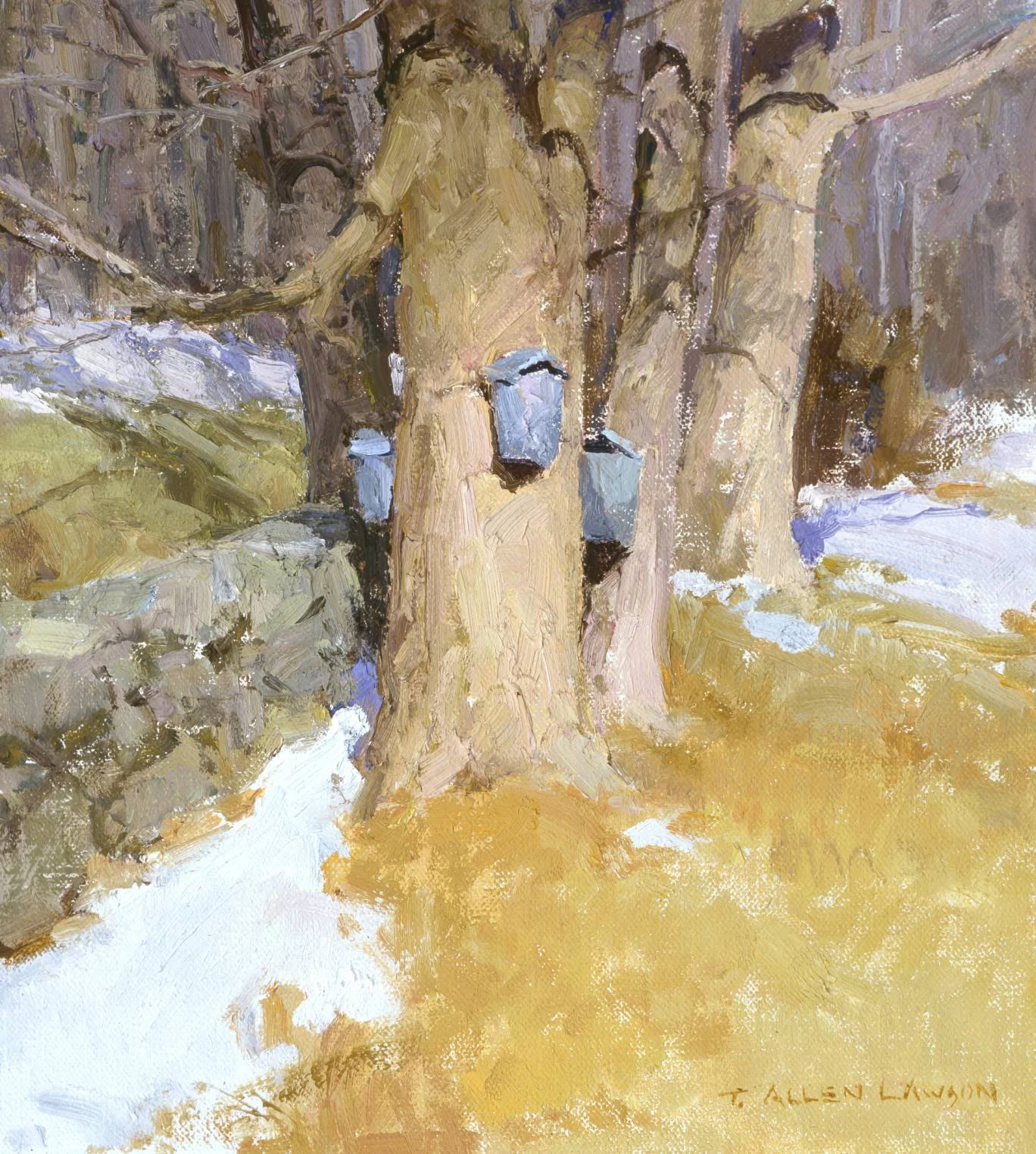 Sugar Time, oil on linen, 10 x 9 in.