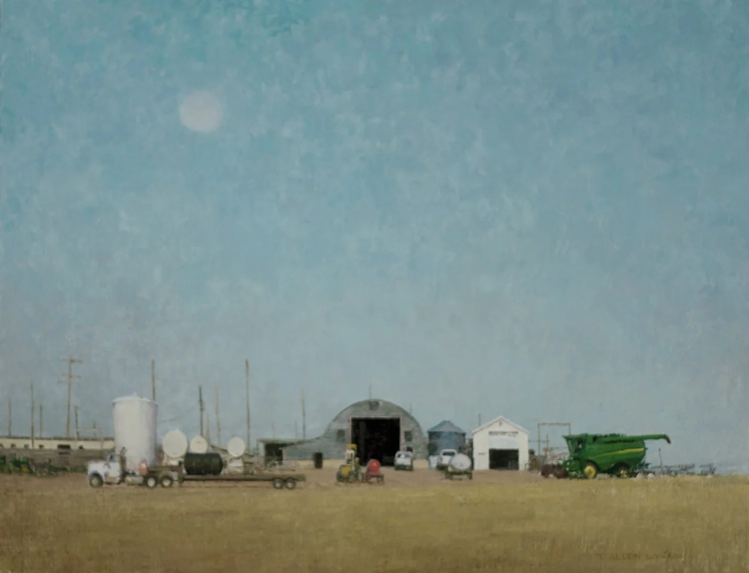 The Scale of Operations, oil on linen over panel, 19.5 x 25in.