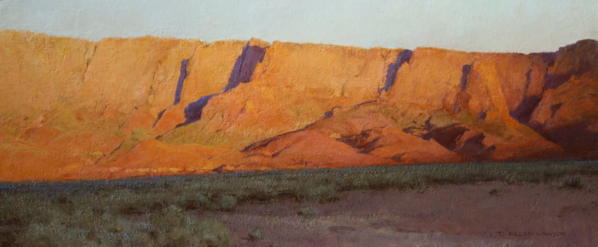 Nothing Gold Can Stay, oil on linen, 13 x 30in. On loan from private collection