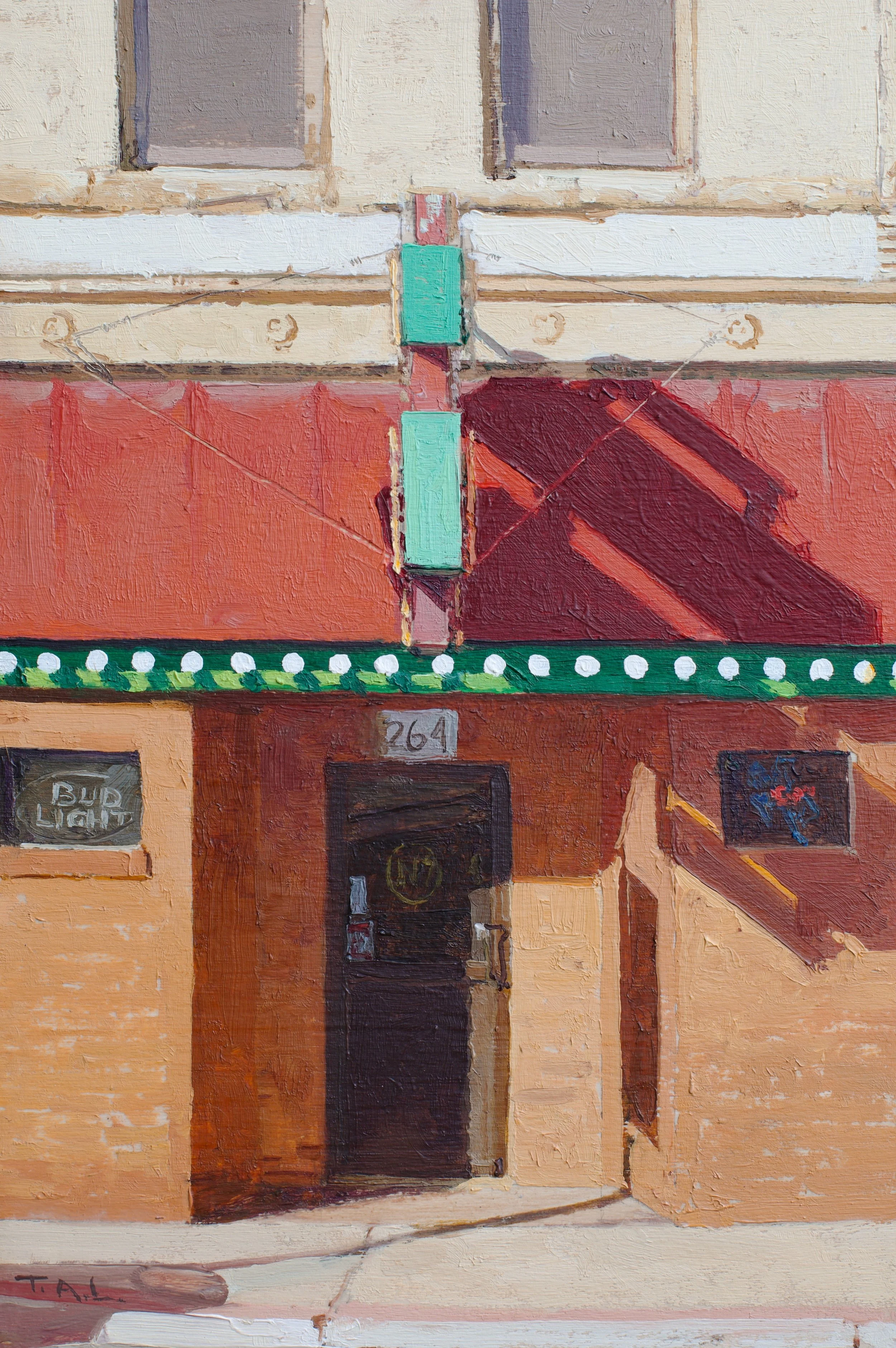 The Rainbow, oil on panel, 10.5 x 7 in.