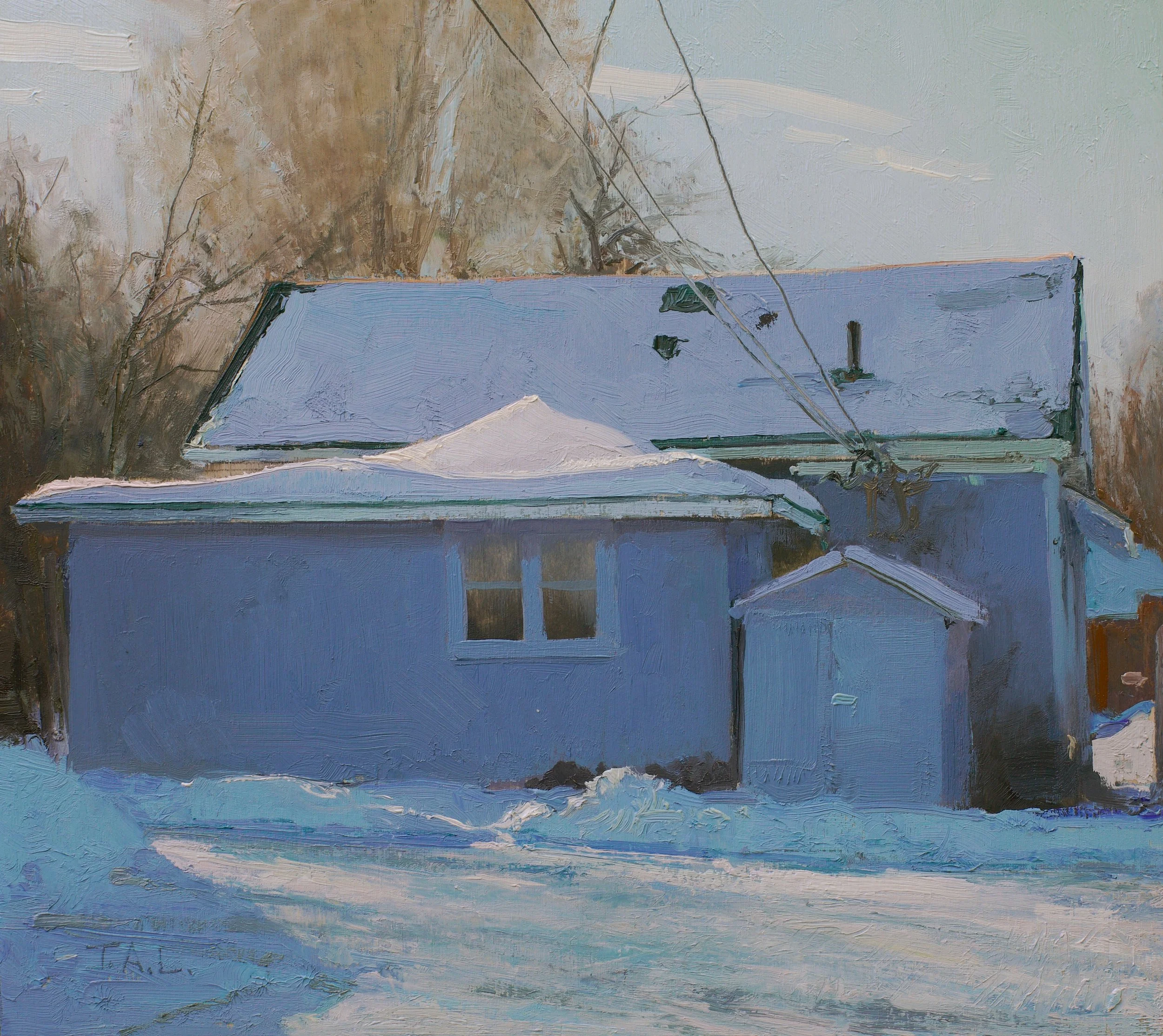 Cold Storage, oil on panel, 9 x 10 in.