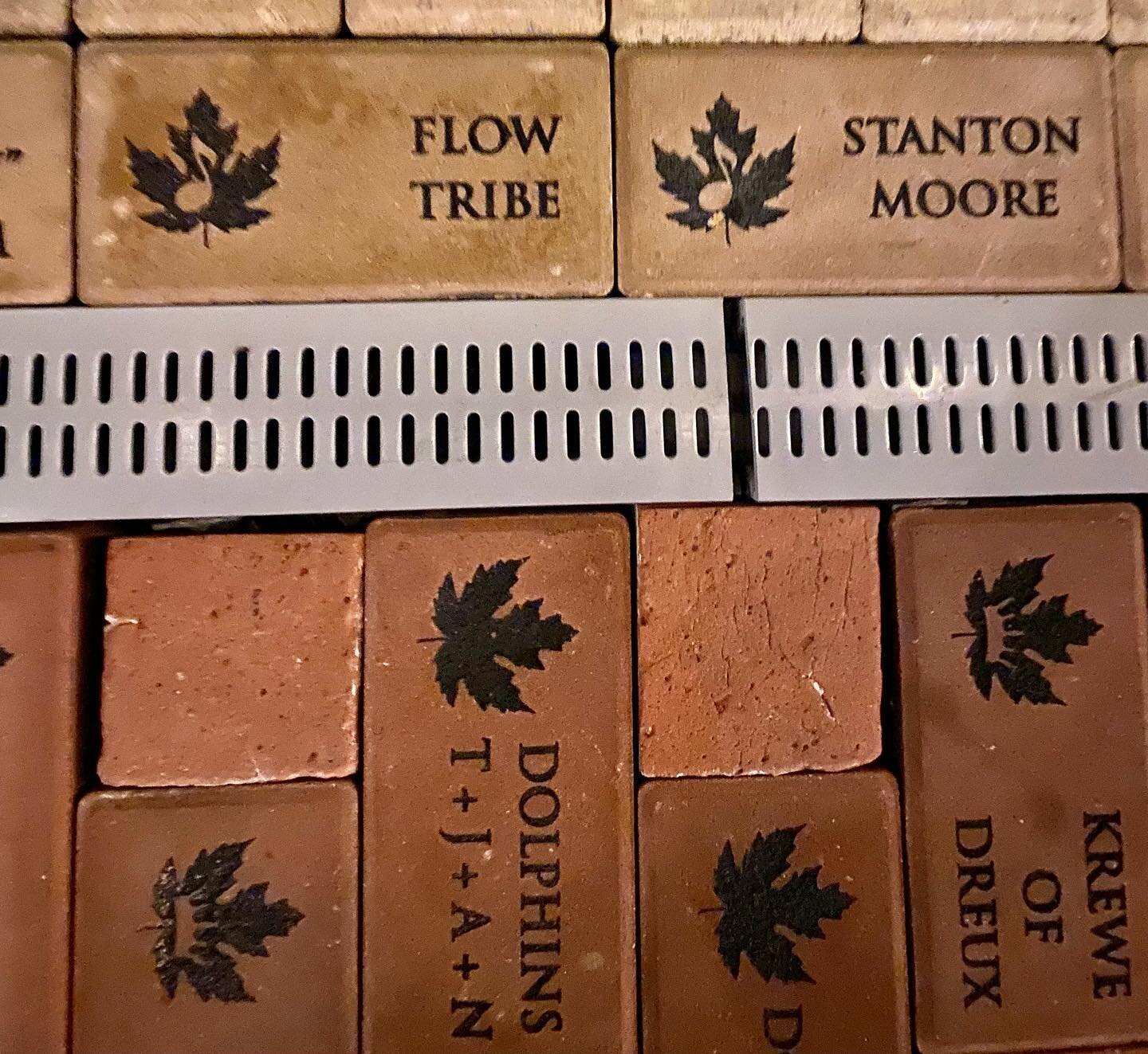 Was great to find our brick at our home base aka @mapleleafnola. To know that we&rsquo;ll forever be a part of that magical musical tabernacle is the best feeling. All love to The Leaf!