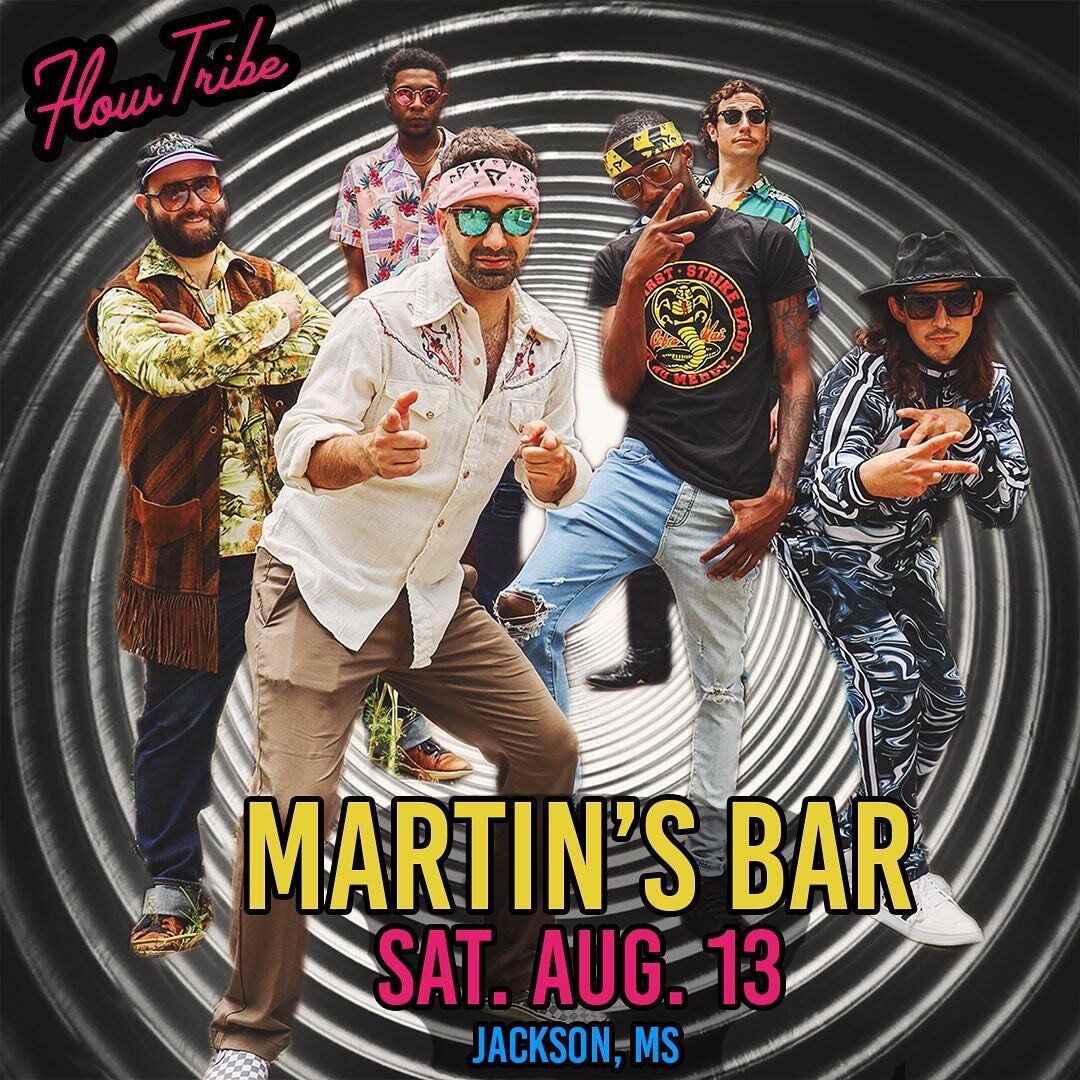 Jackson! We&rsquo;re bringing  the heat this Sat. Aug. 13th to @martinsdowntownjxn. Get your tix today at flowtribe.com/tour