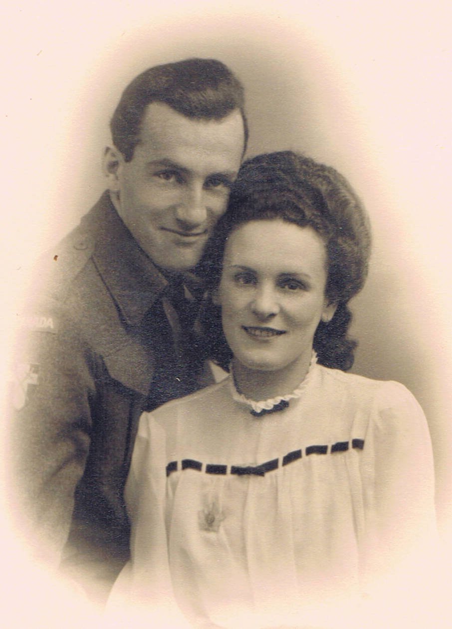 Harold and Meta Morrow, after the war