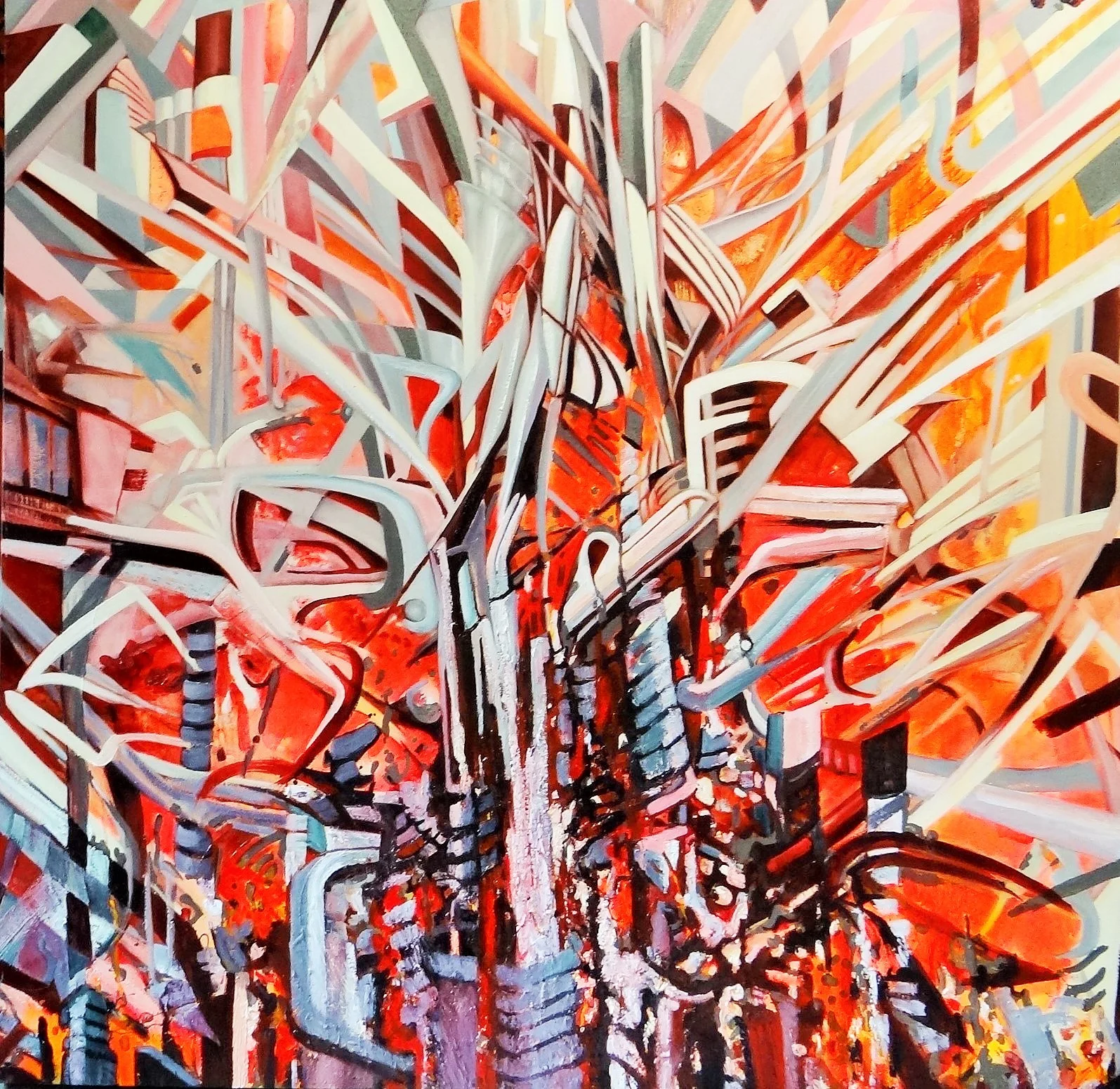  Oil on canvas. 150 x 150cm. 2008. 