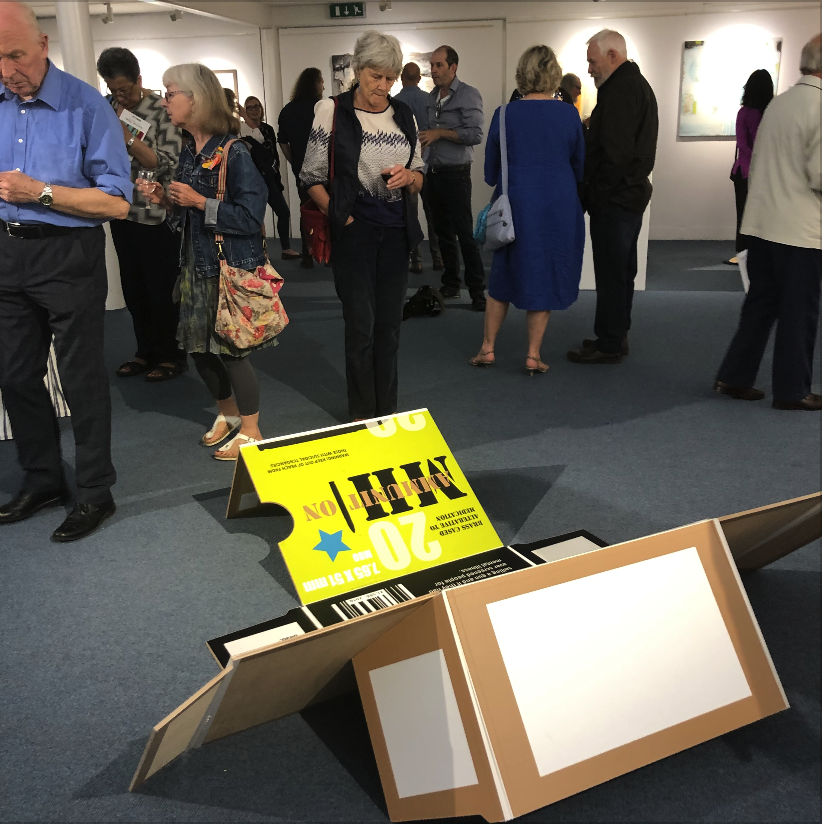 Private view night - Ammunition at Atkinson Gallery Summer Show 2019
