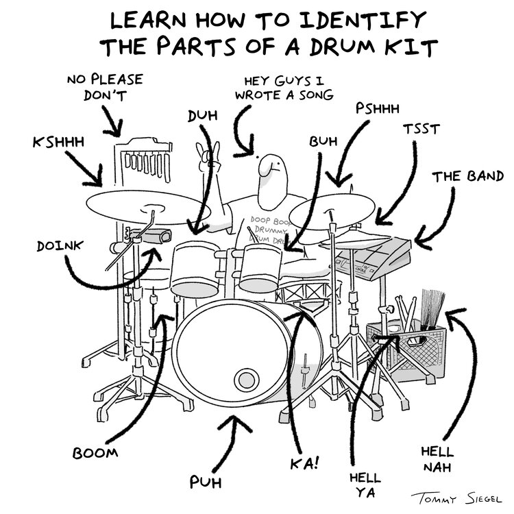 Learn How To Identify The Parts Of A Drumkit