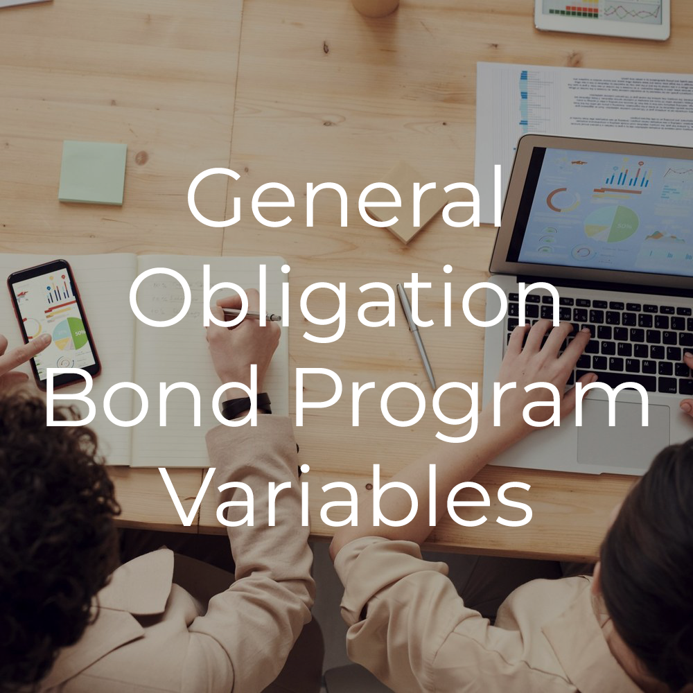 General Obligation Bond Program Variables