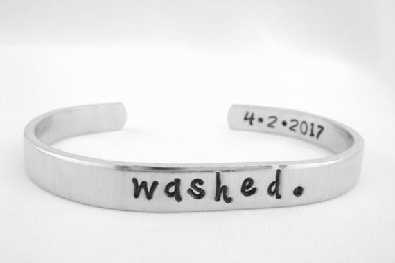 personalized baptism bracelet