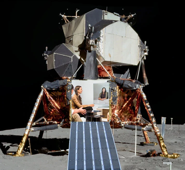Apollo Lunar Module The idea here is to build a smaller meeting space similar to the original lunar landing modules of the Apollo era.