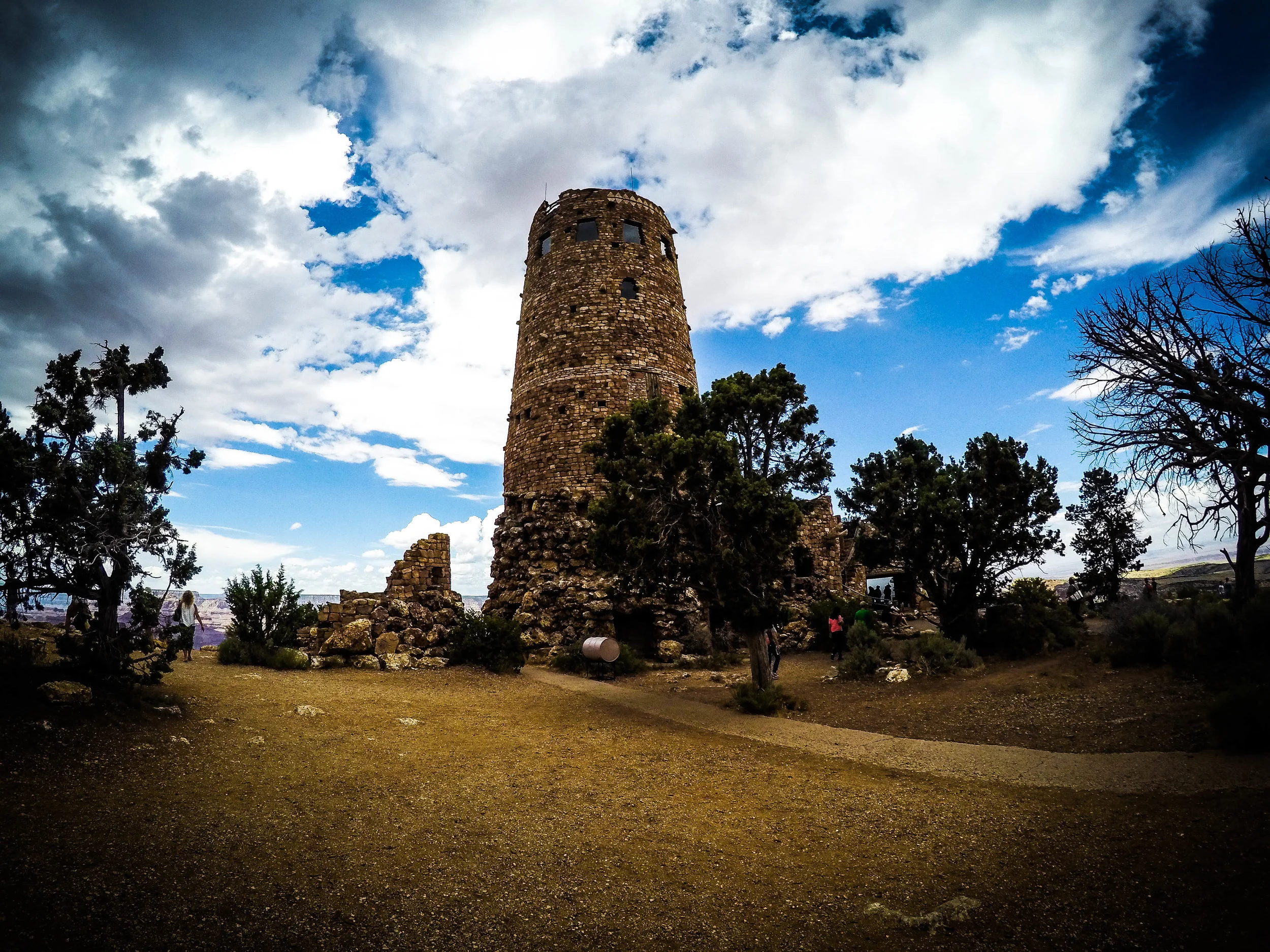 Tower on South Rim of the Grand Canyon