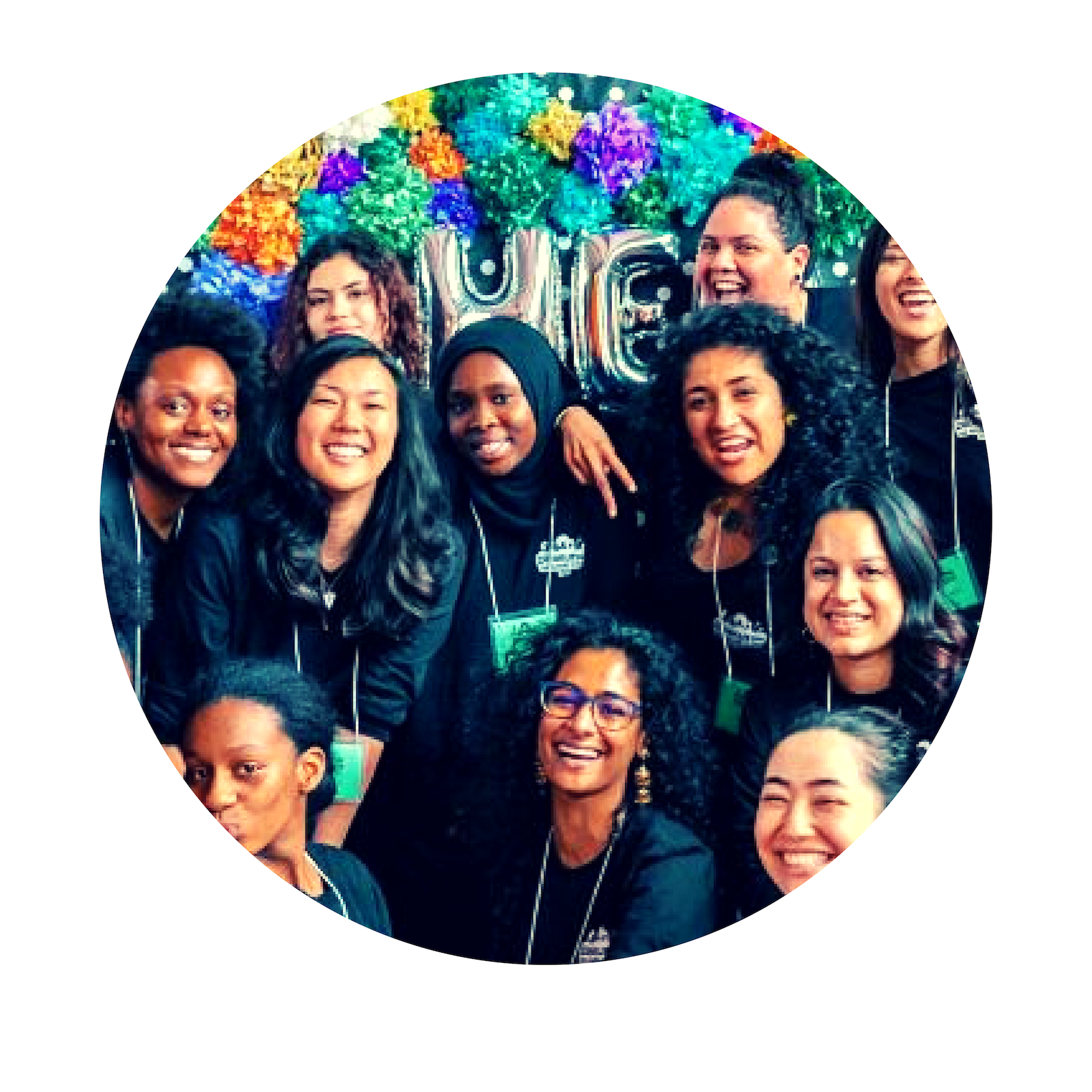 The 2018 Adult Ally and Activistas smiling + posing at Girlvolution 2018