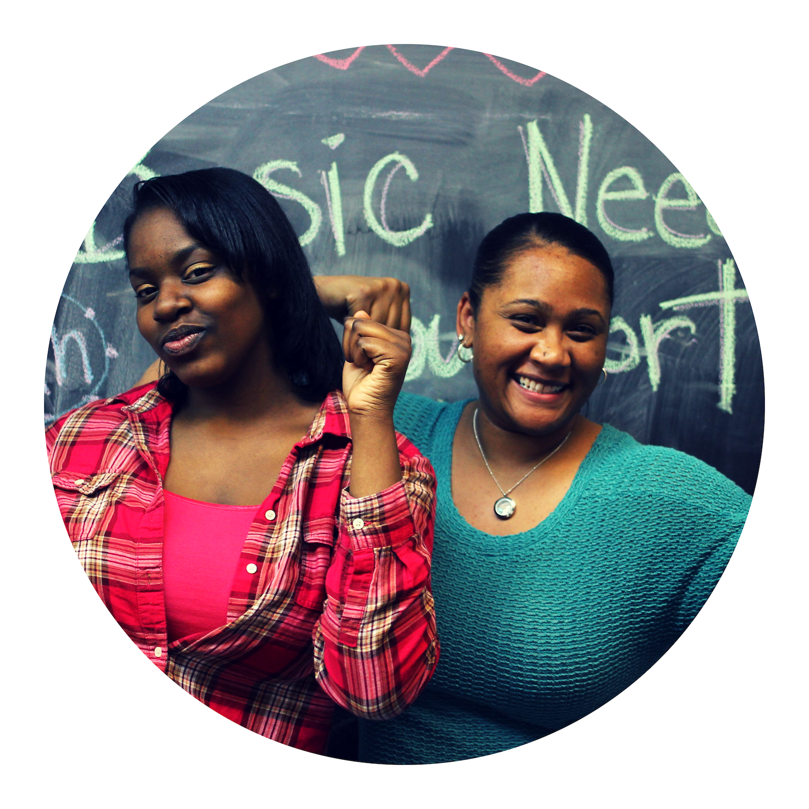 A 2014 Activista and Adult Ally flexing and smiling!