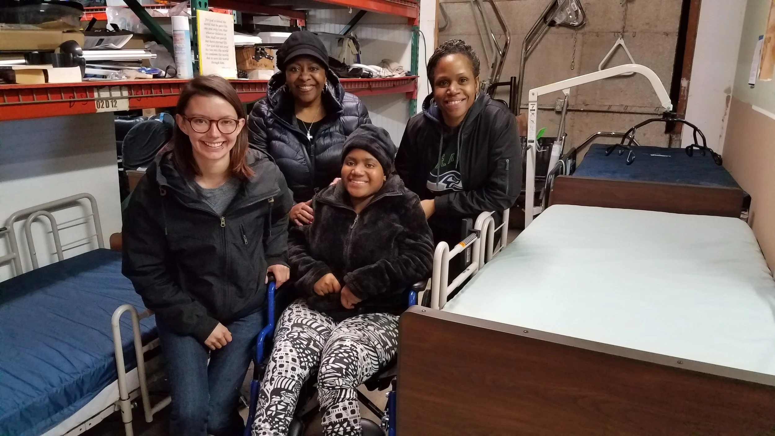 Cata, a current Student Advocate, works with a young person and her family to access resources.