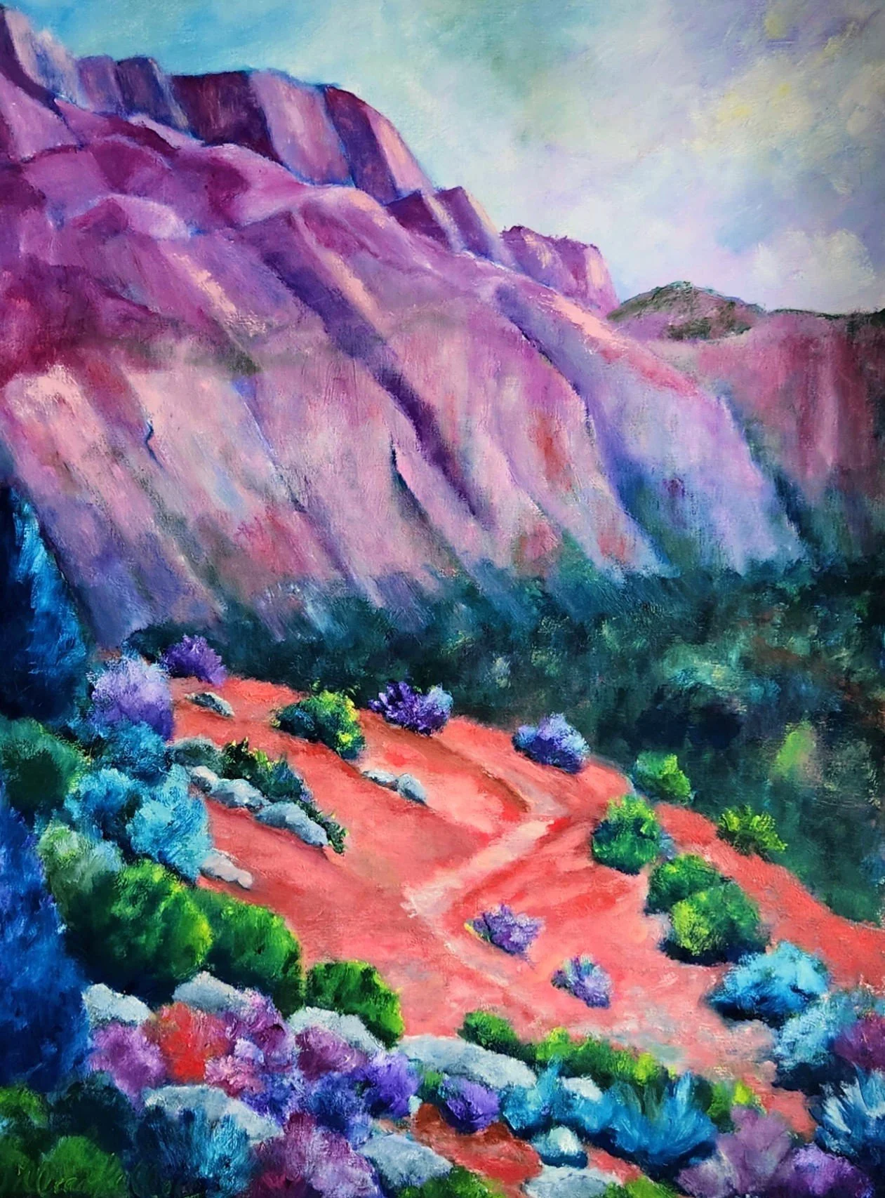 Mount Sainte-Victoire#3 40x 52 oil on canvas 2008 36000.jpg