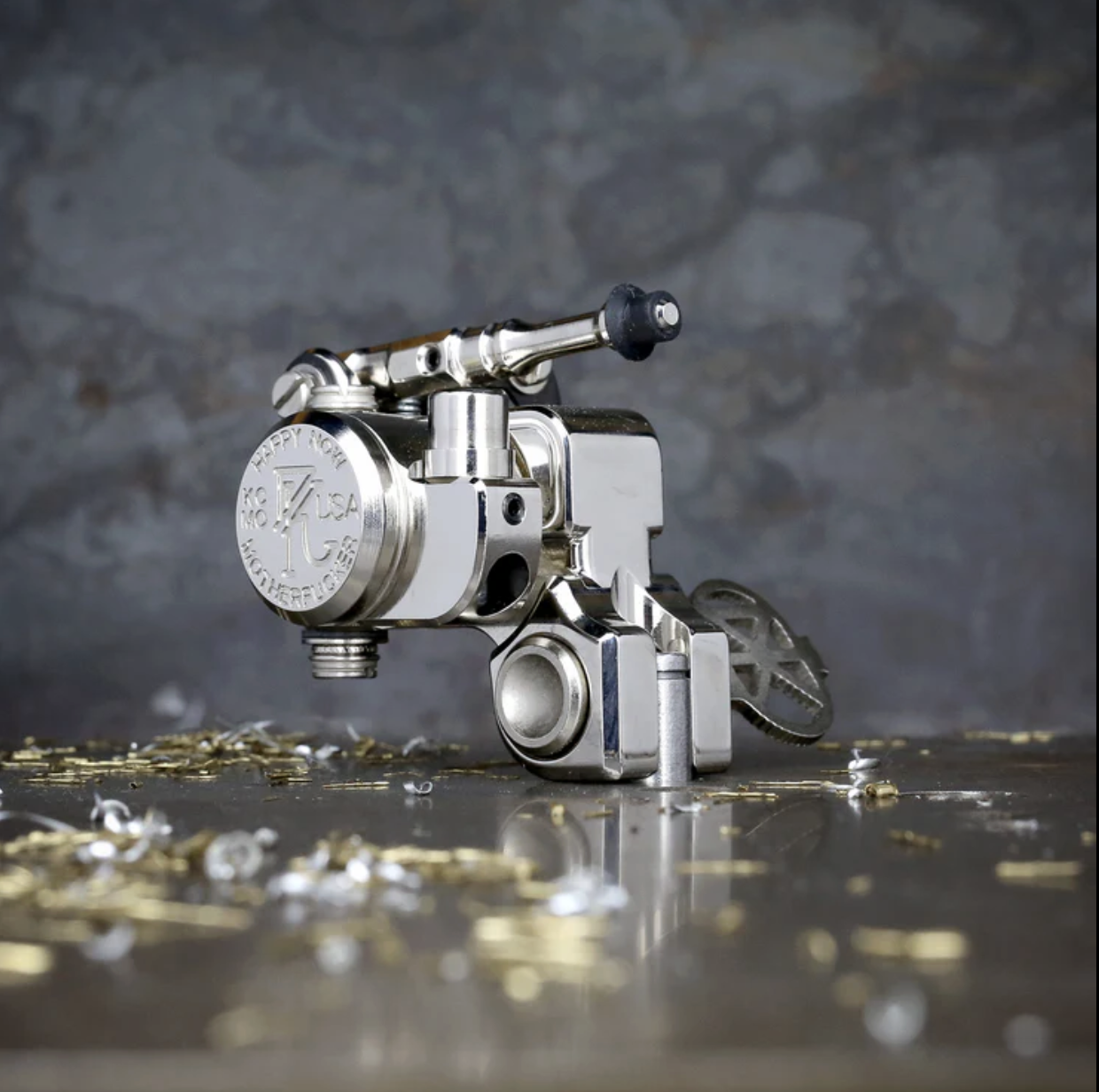 Dan Kubin Sidewinder 46er - Polished Nickel / RCA + Clip Cord