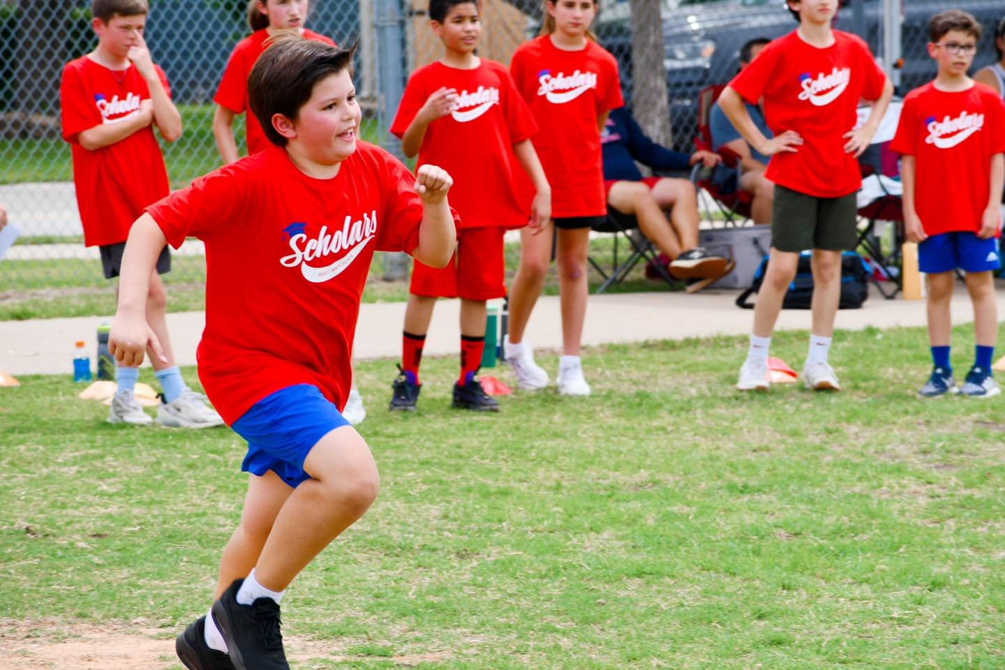 Our annual 5th vs 6th grade Kickball Game was great fun this week! The children had so much team spirit and loved getting to spend the afternoon outside cheering on the players! 

&hearts;️💙
#saintsandscholars