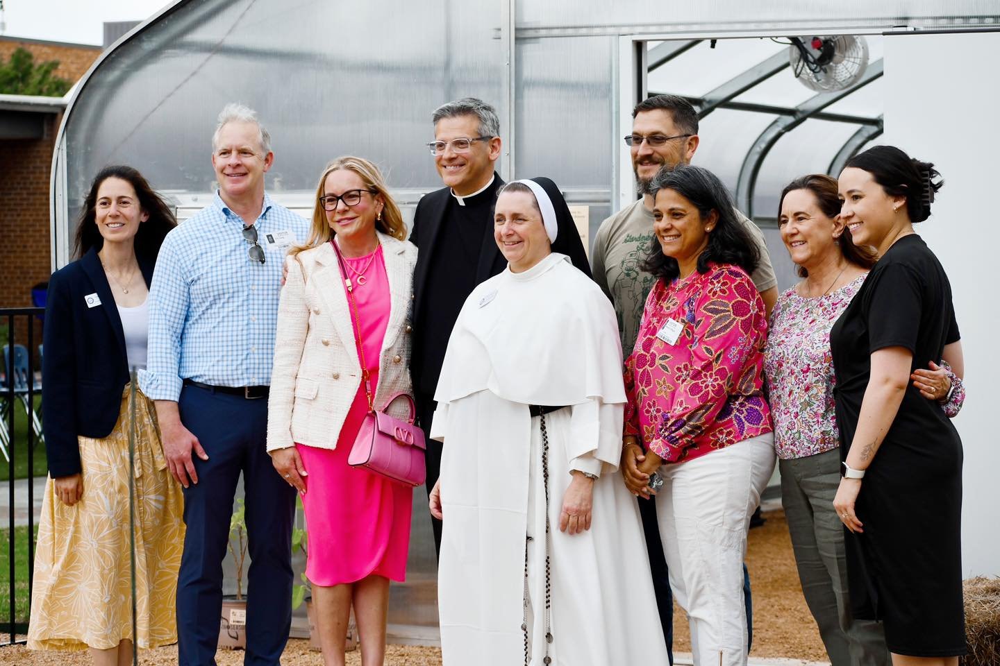 🪴🌻 Last Friday, we hosted a dedication ceremony for our Greenhouse! Our leadership team shared some words regarding the excitement of the Greenhouse, Father Alfonse was able to give a special blessing, and we got to hear from our Master Gardener, N