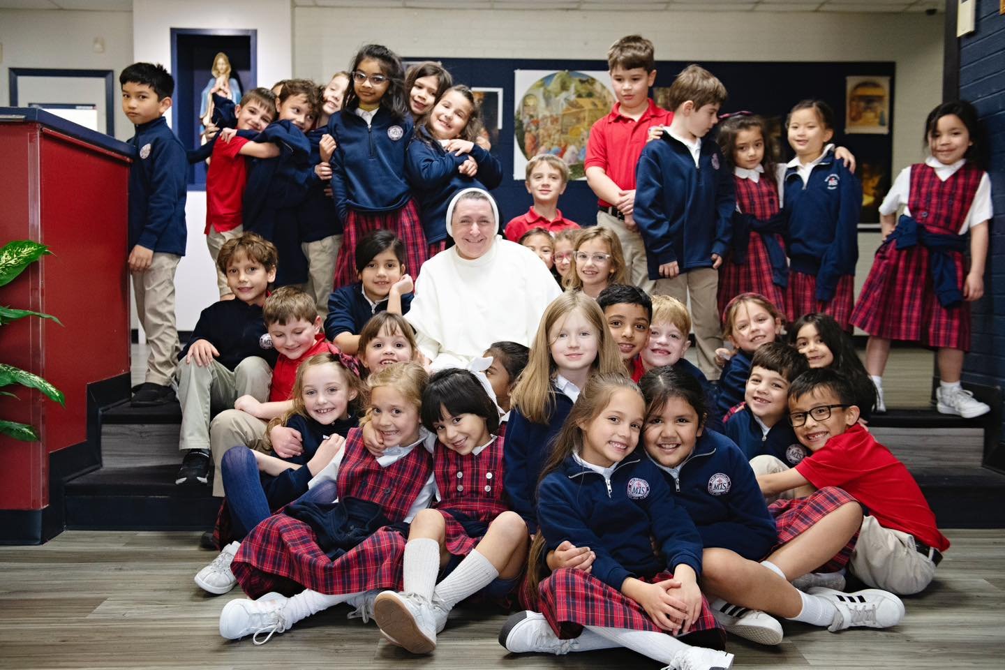 🎉 Today, we're celebrating someone VERY special: Sister Mary Anne, our incredible school principal! On Principal Appreciation Day, we honor her dedication, wisdom, and compassionate leadership. From guiding us with kindness to inspiring us with fait
