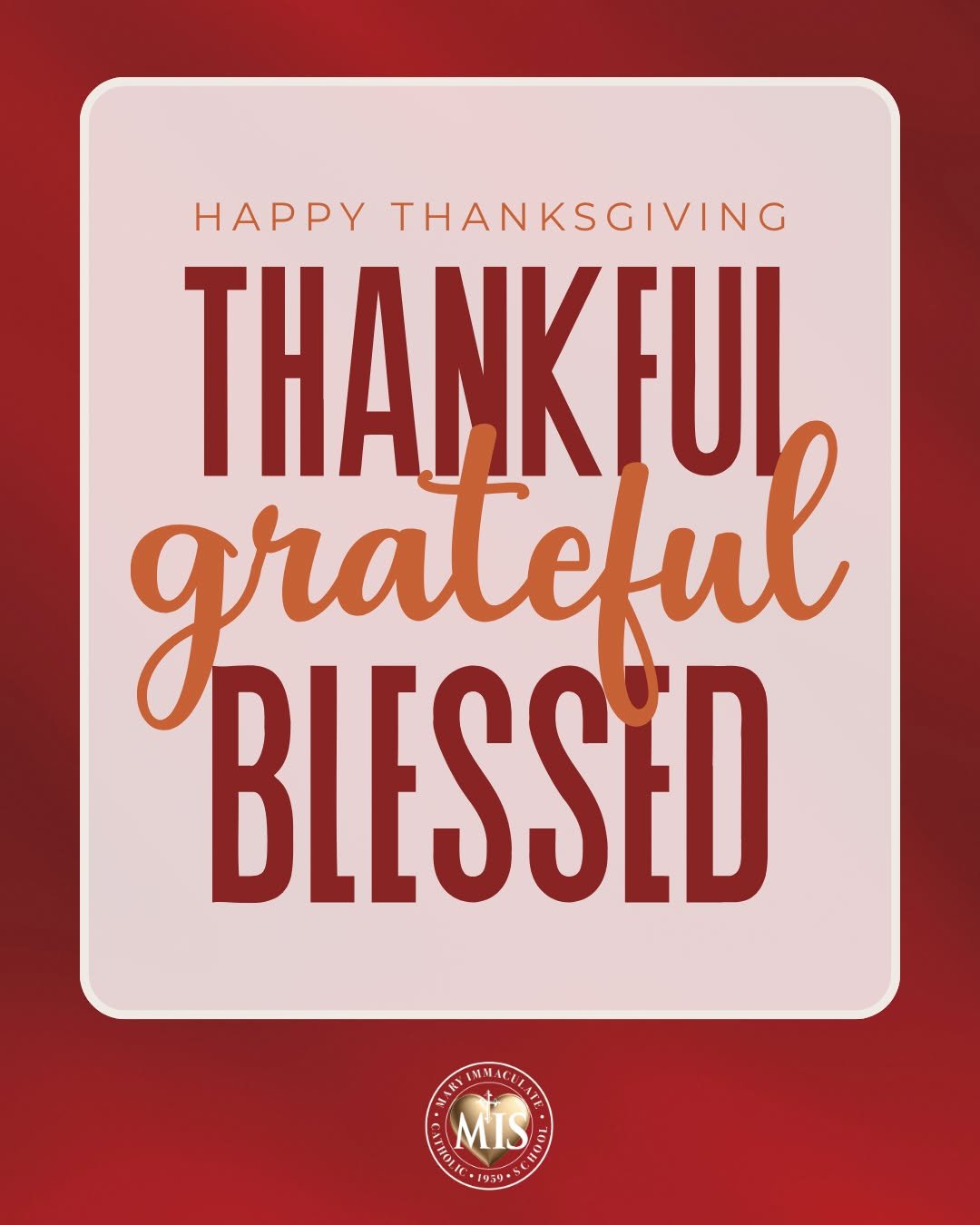 🍂 Happy Thanksgiving, MIS Family! 🍁

Today and every day, we are grateful for YOU &mdash; our incredible community whose generosity, joy, and support make the Heart of Gold Auction possible. 💛✨

Your kindness directly impacts the students of Mary 