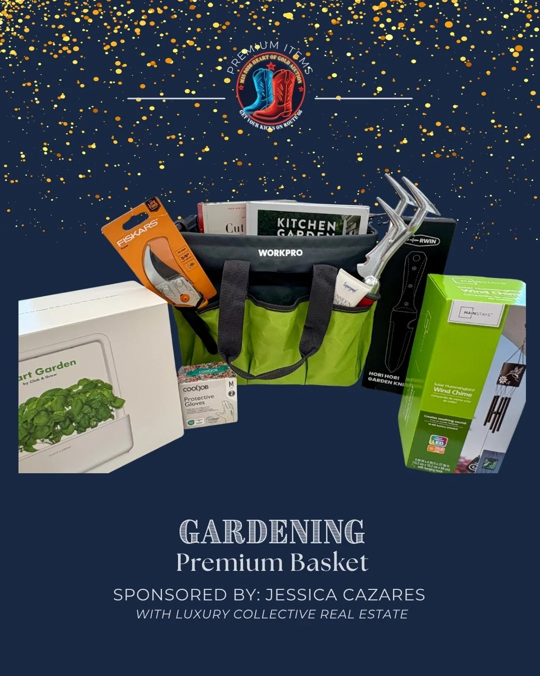 🌸🌵 Growin&rsquo; on Route 66
From blooms to bounty, this premium gardening basket has everything you need to cultivate your own slice of paradise! Featuring the William Sonoma Click &amp; Grow Smart Garden System, Floret Farm&rsquo;s Cut Flower Gar