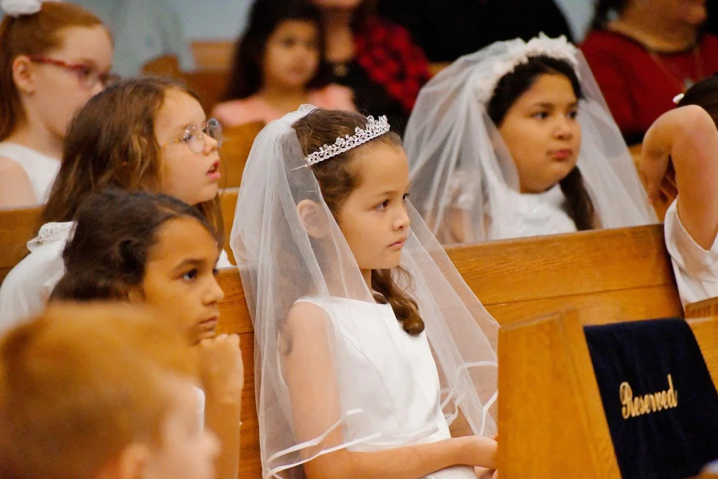 Today&rsquo;s school Mass was made even more special as our 2nd graders celebrated the joy of their First Holy Communion, received just a few days ago.

In his homily today, Father Alfonse reminded us of Jesus&rsquo; words: &ldquo;Do not let your hea
