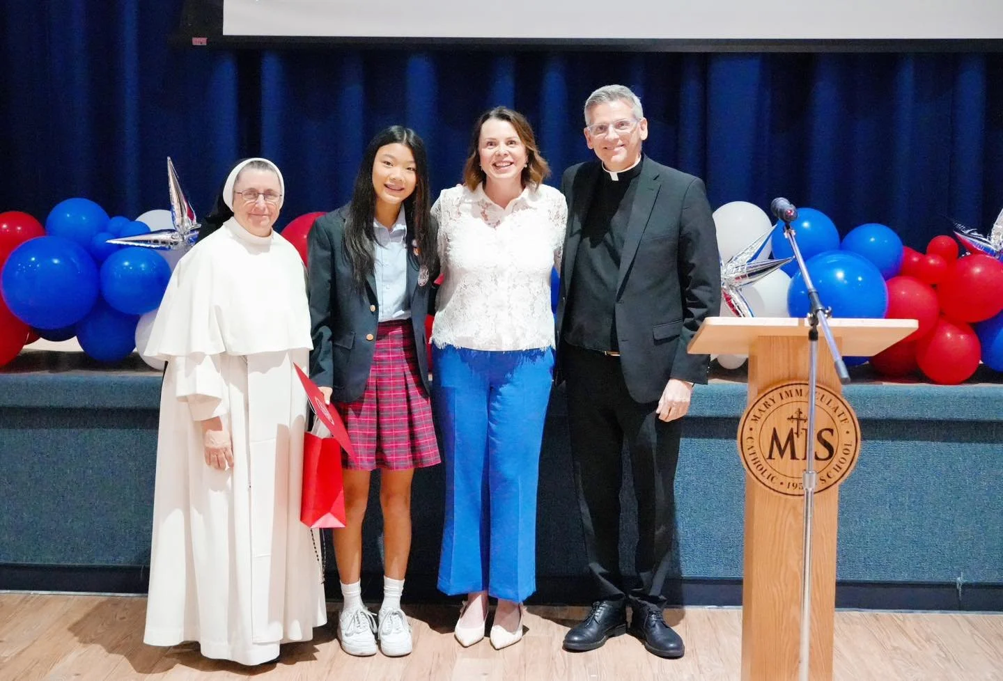 🎓 Celebrating the Class of 2026! 🎓

Yesterday, our 8th graders gathered for their graduation brunch as they were recognized for their achievements, leadership, and the impact they&rsquo;ve made at Mary Immaculate over the years.

Students were also