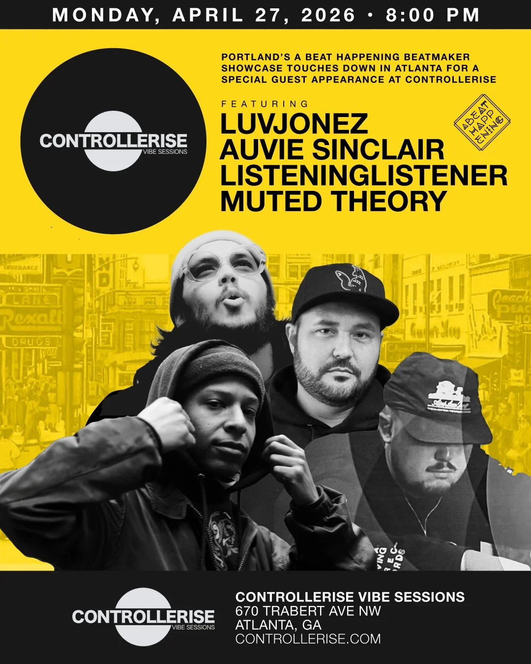 Controllerise x A Beat Happening Atlanta Pop Up